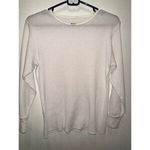 White Long Sleeve Men's Shirt